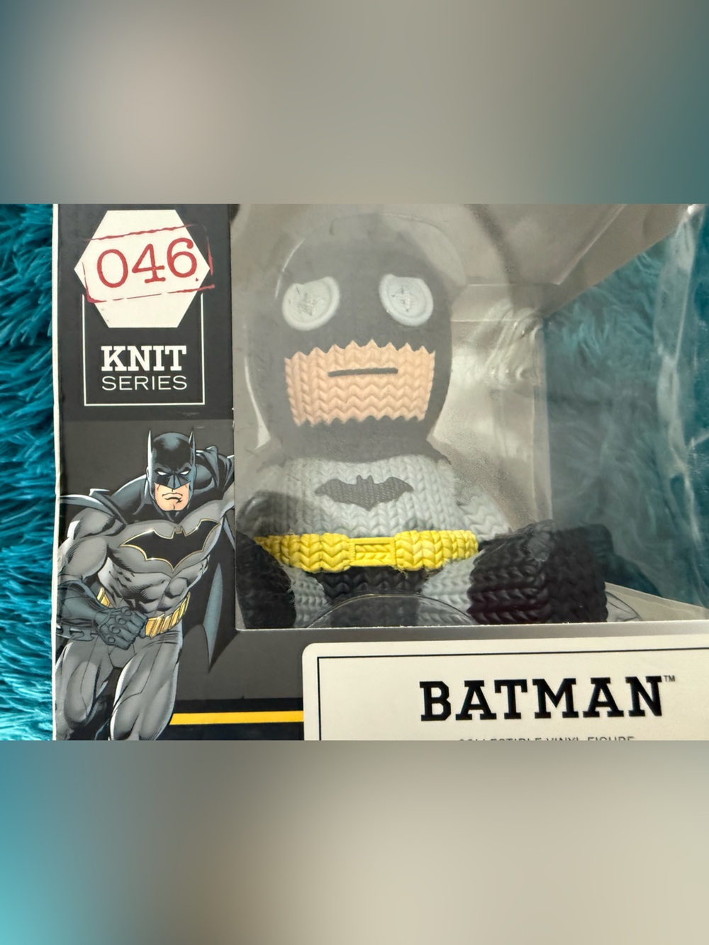 Batman Knit Series 046 Collectible Figure - Gray, Black & Yellow